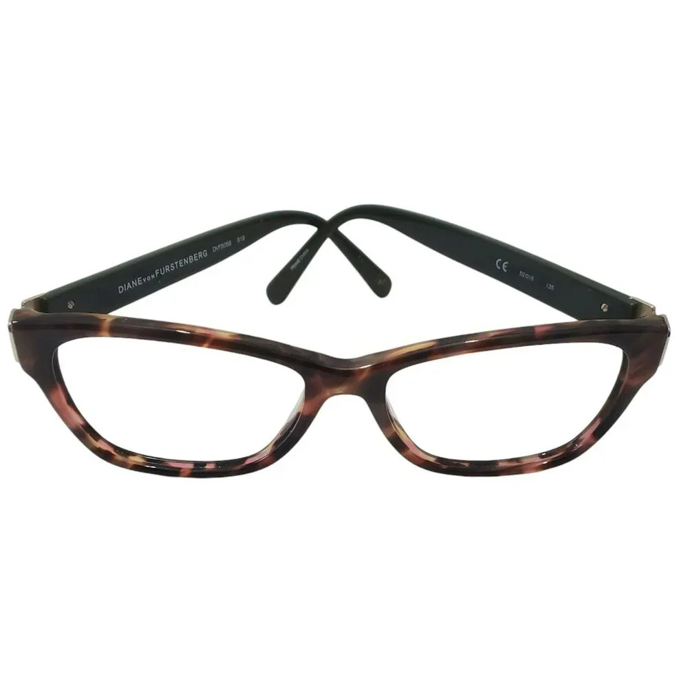 Diane Von Furstenberg Eyeglasses DVF5059 319 Tortoise Brown Glasses Frame Only